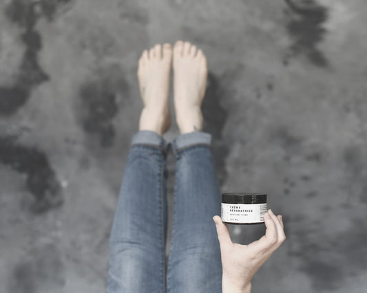Routine de soins des pieds